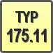 Piktogram - Typ: 175.11